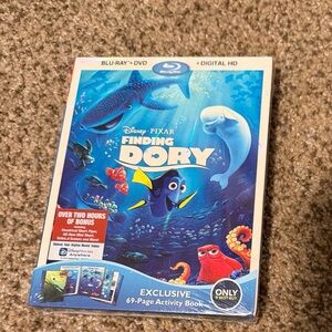 New Finding Dory Blu-ray/DVD/Digital and activity book